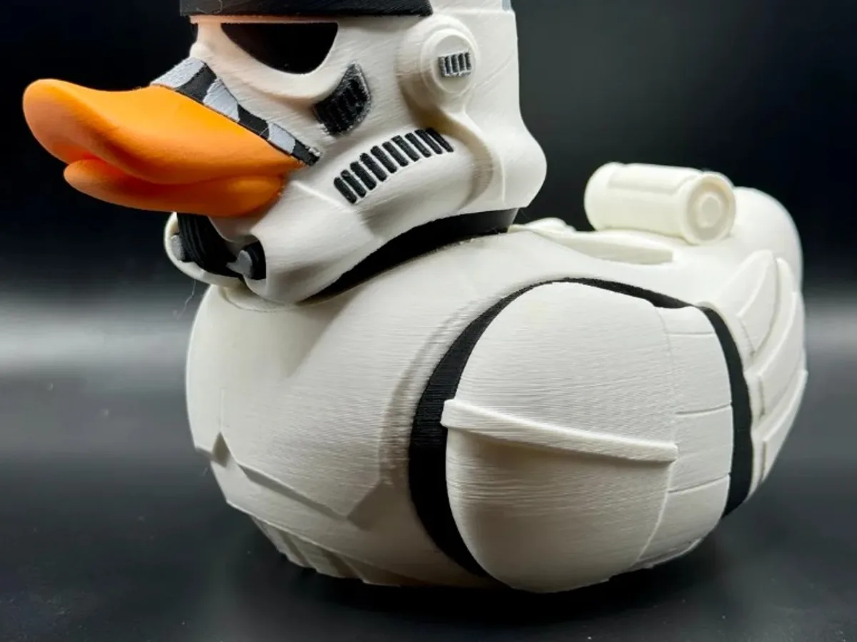 Storm Duck, pato stormtrooper impreso en 3D