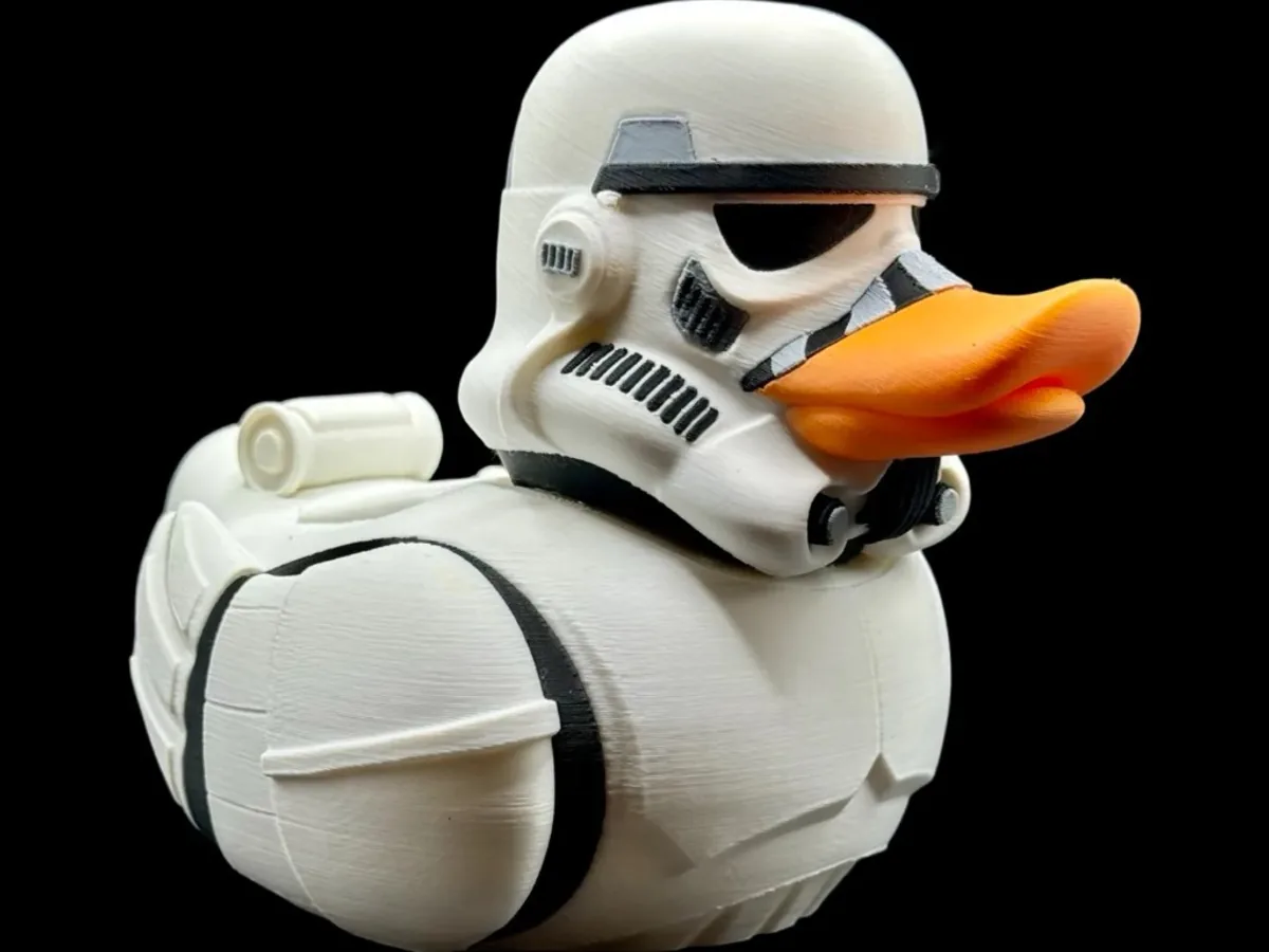 Storm Duck, pato stormtrooper impreso en 3D