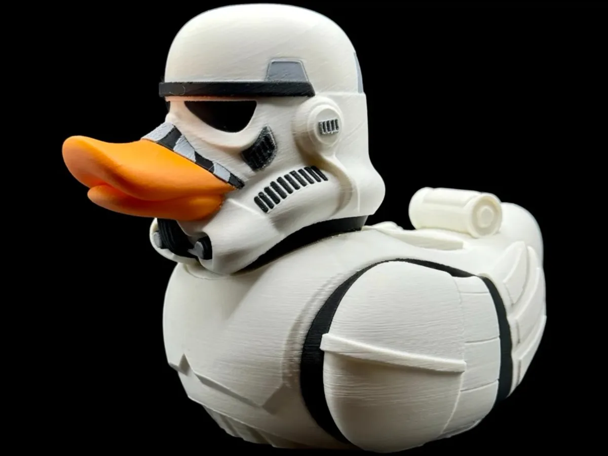 Storm Duck, pato stormtrooper impreso en 3D